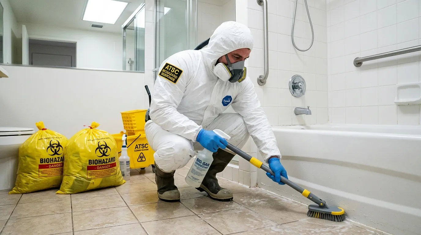 Decontamination equipment deployed for Blood Cleanup in Hamlet